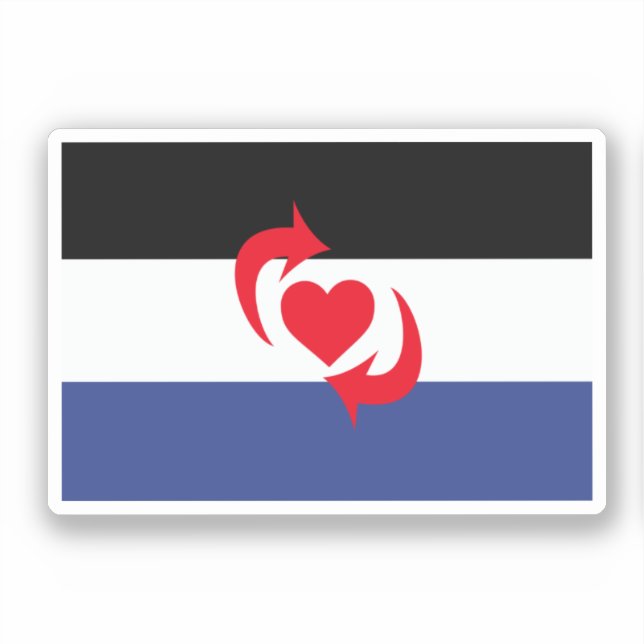 Switch-Pride-Markierung Aufkleber (Vorderseite)