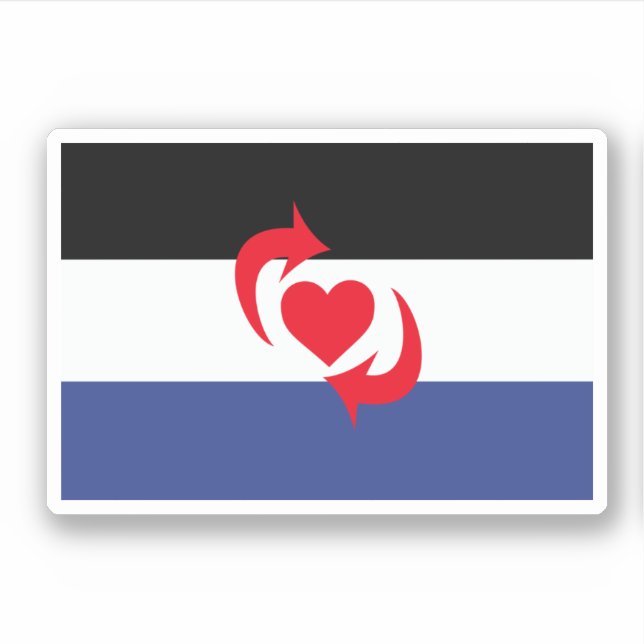 Switch-Pride-Markierung Aufkleber (Vorderseite)