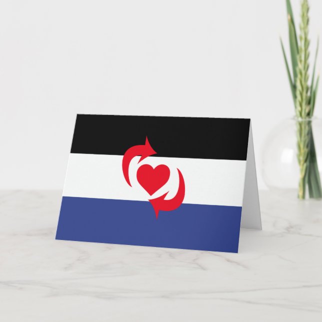 Switch-Pride-Markierung Feiertagskarte (Vorderseite)