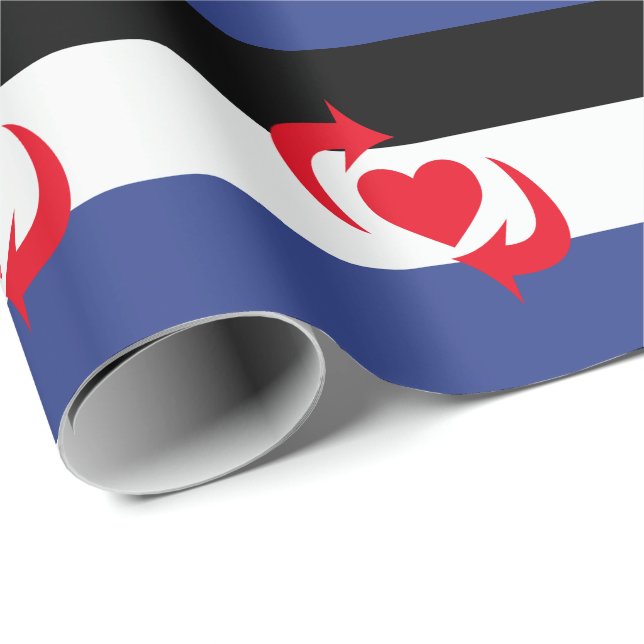 Switch-Pride-Markierung Geschenkpapier (Rolleneckpunkt)