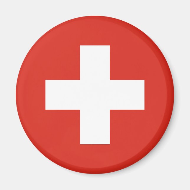 Switzerland Flag Magnet (Vorne)