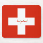 Switzerland Flag Mousepad<br><div class="desc">Switzerland Flag</div>
