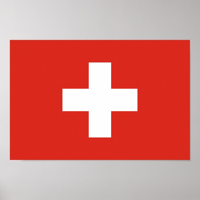 Switzerland Flag Poster (Vorne)