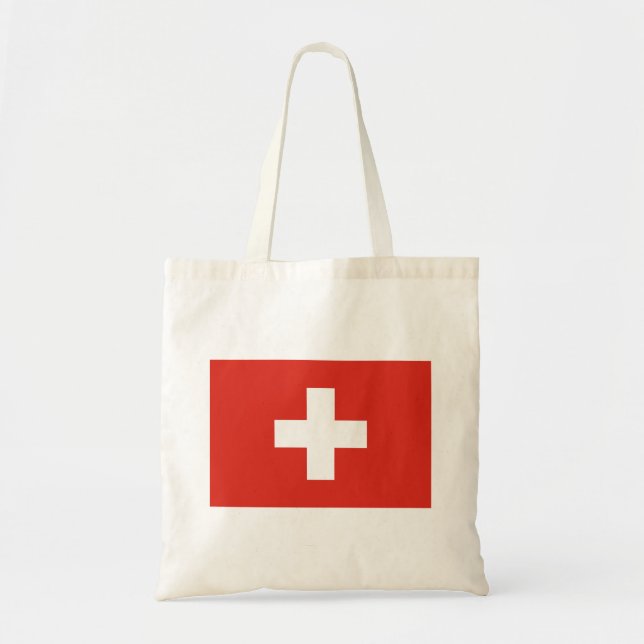Switzerland Flag Tragetasche (Vorne)