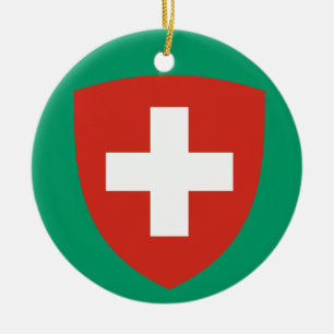 SWITZERLAND Flag Weihnachtsschmuck