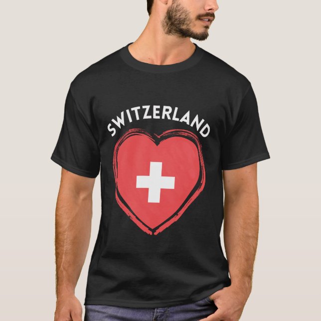 Switzerland heart T-Shirt (Vorderseite)