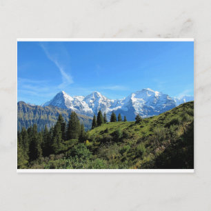 Switzerland Majestic Beautiful Postkarte