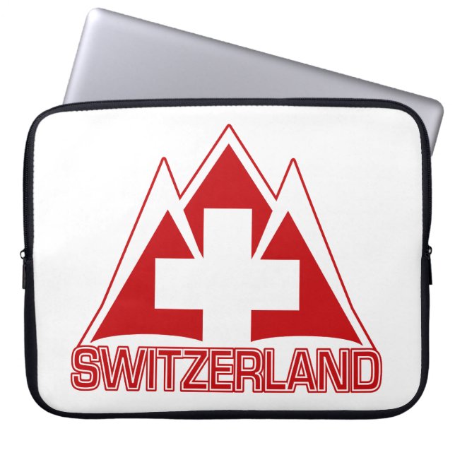 SWITZERLAND Notebook-Ärmel Laptopschutzhülle (Vorderseite)