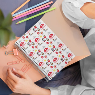 Switzerland Souvenirs Pattern Notizblock