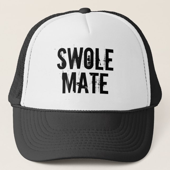 Swole Kamerad Truckerkappe (Vorderseite)
