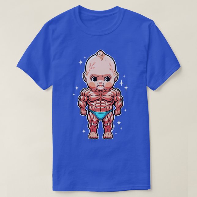Swole Kewpie Bodybuilder T-Shirt (Design vorne)