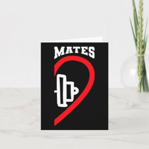 Swole Mates Niedlich Workout Matching Paare Valent Karte