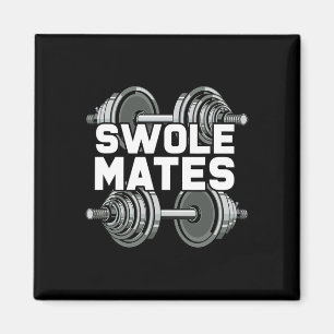Swole Mates Powerlift Gym Workout Swole Gainz Magnet