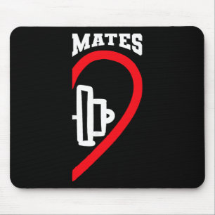 Swole Mates Süße Workout passende Paare Valentin Mousepad