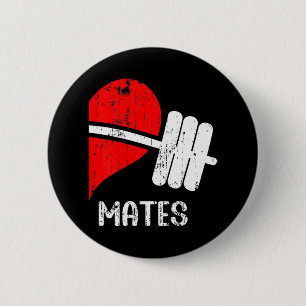 Swole Paare Matching Gym Funny T-Shirt Weightl Button