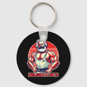 Swoleunists Unite Funny Communist Gym Bodybuilder Schlüsselanhänger