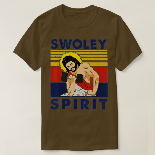 Swoley Spirit WEIGHT LIFTING Jesus Swoley Spirit  T-Shirt (Design vorne)
