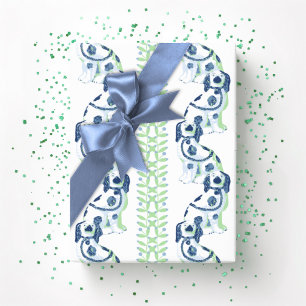 Swoon Staffordshire Hunde Weinrebe Schiefer und Gr Geschenkpapier