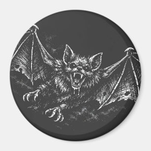 Swooping Bat - von BurnsInHell Magnet