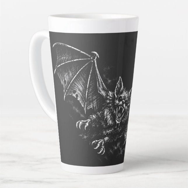 Swooping Bat - von BurnsInHell Milchtasse (Linke Ecke)