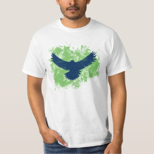Swooping Seahawk Vogel für das Spiel T-Shirt