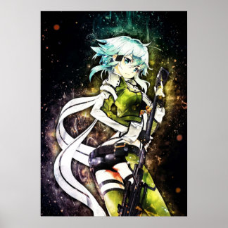 Sword Art Online Sinon Poster