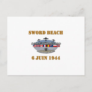 Sword Beach 1944 Postkarte