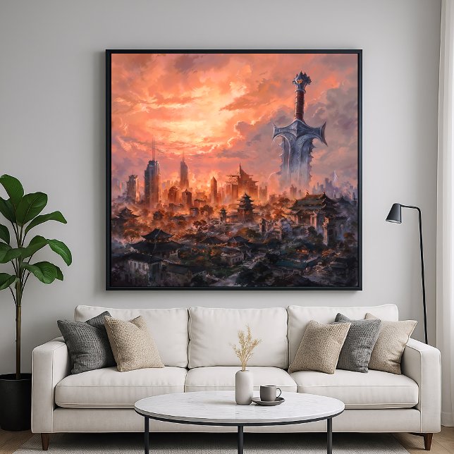 Sword City - Myssis Fantasy Art Design Poster (Von Creator hochgeladen)