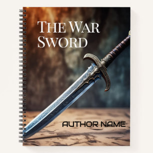 Sword Fantasy Book Cover Inspiration Notebook Notizbuch