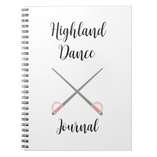 Sword Highland Dance Journal Notizblock