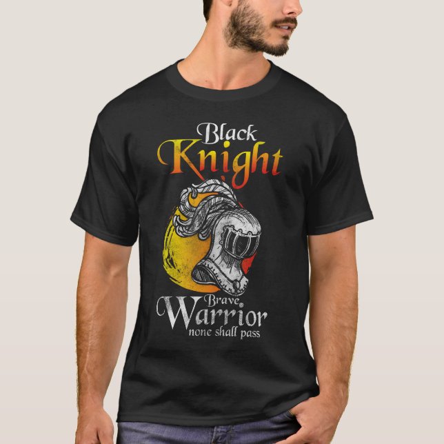 Sword Knighter Orden Chivalry Pferde T-Shirt (Vorderseite)