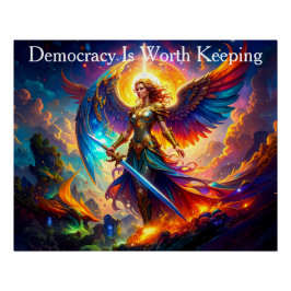 Sword of Liberty Democracy Is Worth Keeping Poster