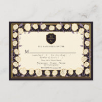 Sword & Shield Medieval Fantasy Wedding RSVP
