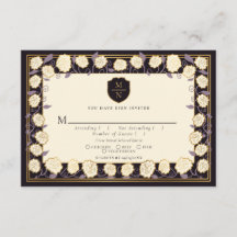 Sword & Shield Medieval Fantasy Wedding RSVP