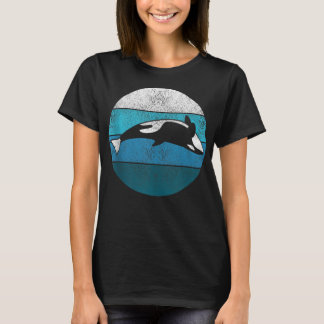 Sword Whale Killer Whale Retro Gift Sea Creatures T-Shirt