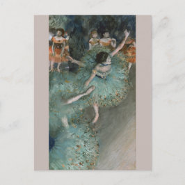 Swying Dancer Dancer in Green Edgar Degas Postkarte