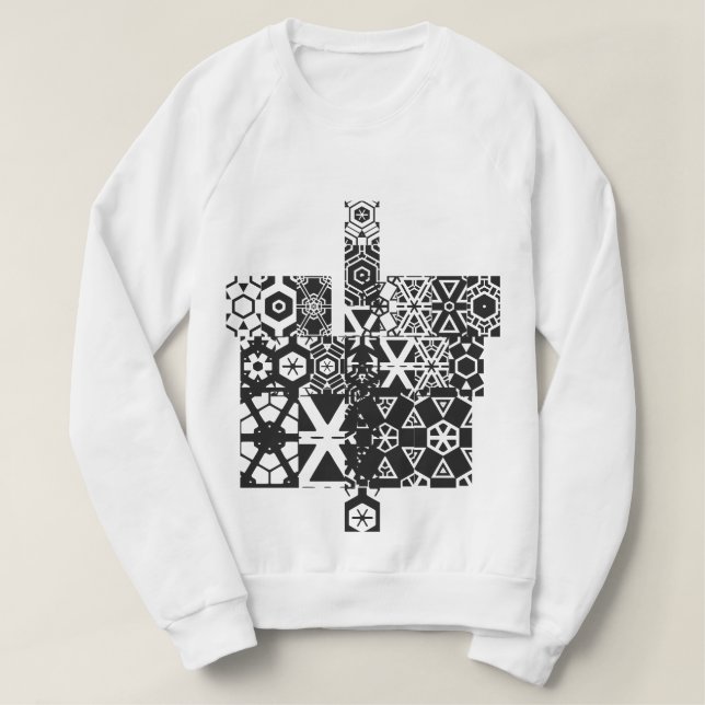 Sxisma Fashion Women's Raglan Sweatshirt T-Shirt (Design vorne)