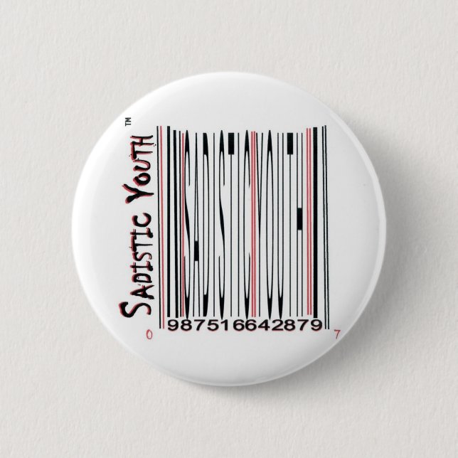 SY Bar-Code-Button Button (Vorderseite)
