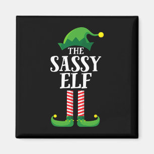 Sy Elf Matching Family Group Weihnachts-Party Magnet