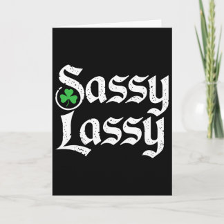 Sy Ly St. Patrick's Day Lustig Von Mädchen Kinder  Karte