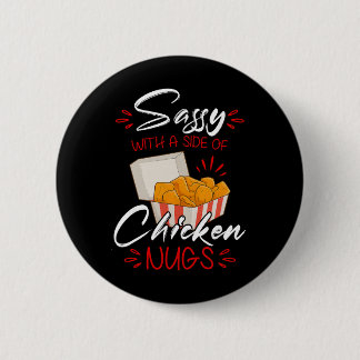 Sy mit einer Seite Chicken Nugs Food Lovers Sarkas Button
