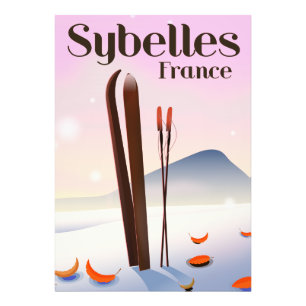 Sybelles France Skipposter Fotodruck