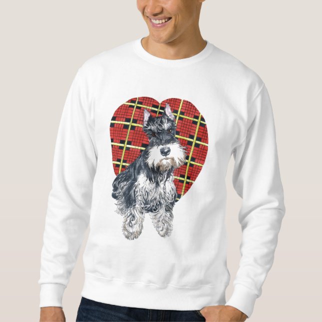 Sybil das Schnauzer-Sweatshirt Sweatshirt (Vorderseite)