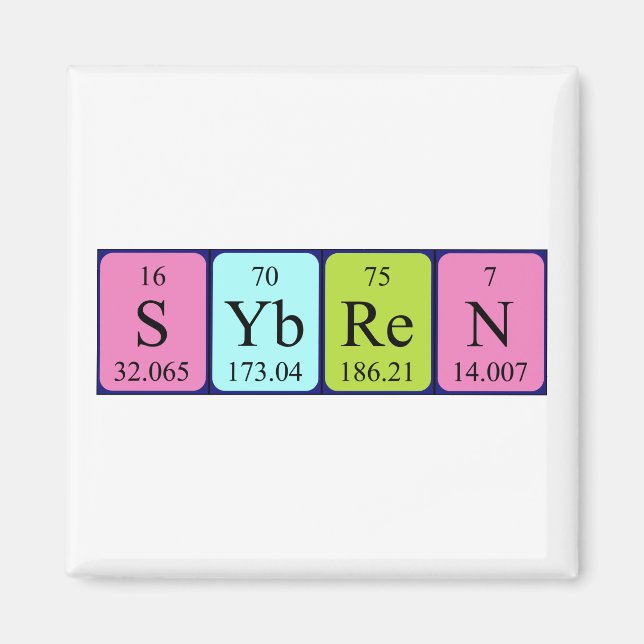 Sybren-Periodenmagnet Magnet (Vorne)