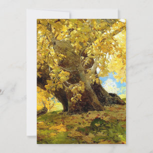 Sycamore in Autumn by Edgar Payne Einladung