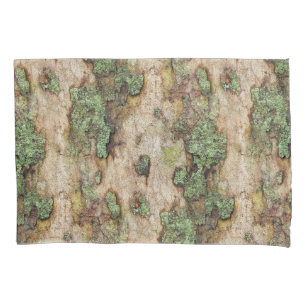 Sycamore Tree Bark Moss Lichen Kissenbezug