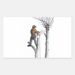 Sycamore und 020t rechteckiger aufkleber