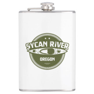 Sycan River Oregon Kayaking Flachmann