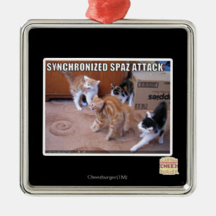 Sychronized Spaz Angriff Ornament Aus Metall