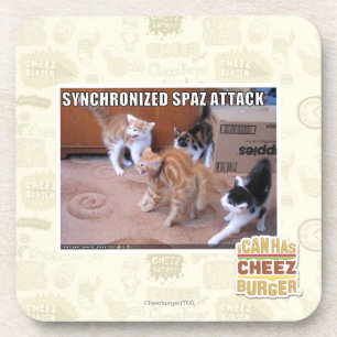 Sychronized Spaz Angriff Untersetzer
